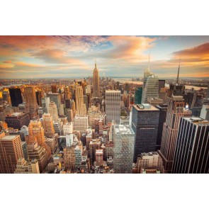 Fotomural Puesta de sol Nueva York